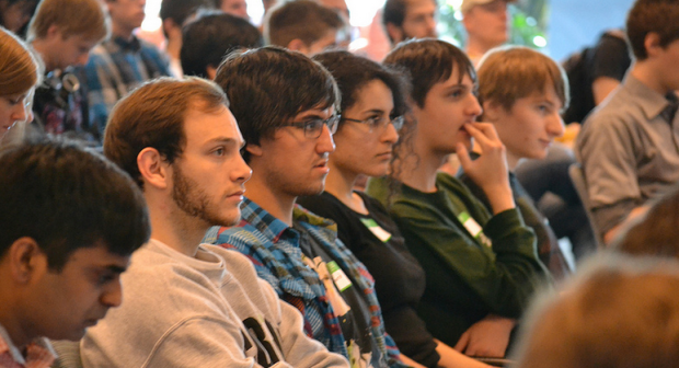Hackers riveted by Paul Lamere's opening remarks