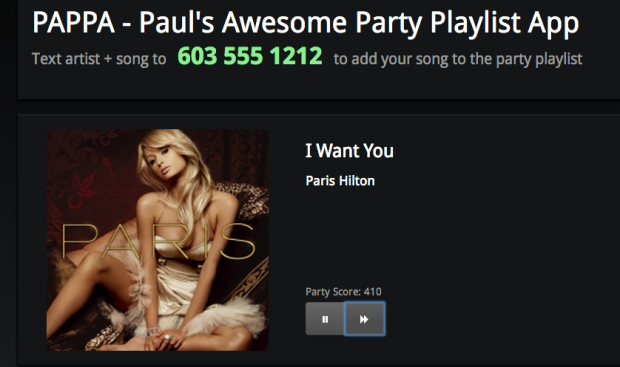 PAPPA - Paul's Awesome Party Playlisting App - Ruining parties since 2013